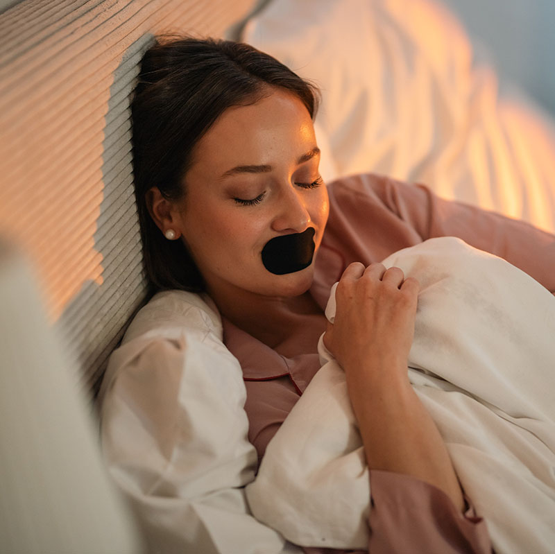 Použití Lunesto Mouth Tape