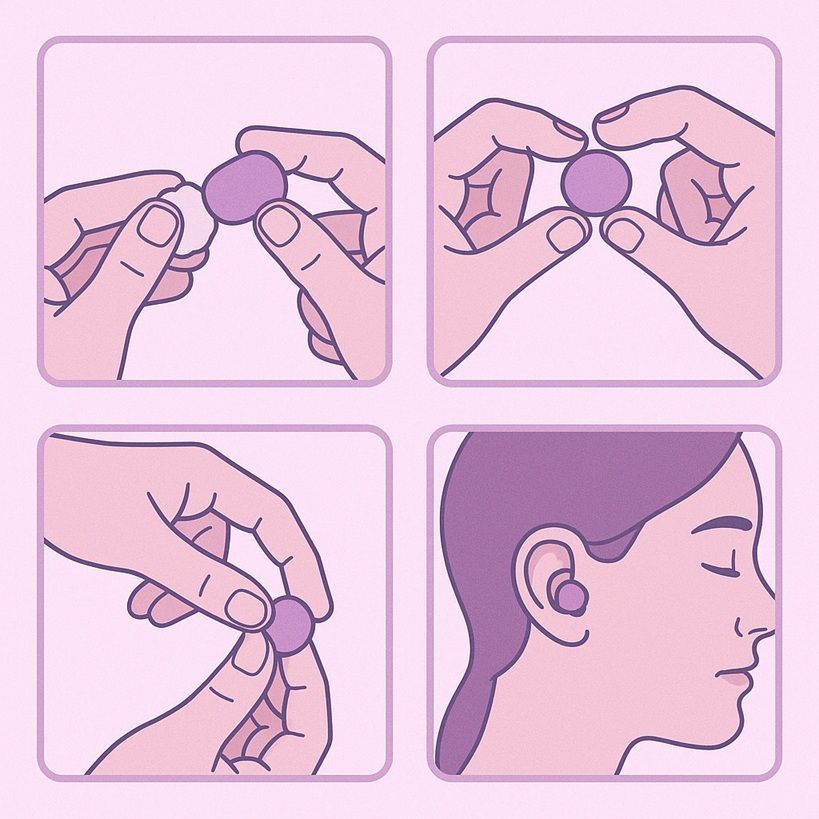 Použití voskových špuntů Lunesto